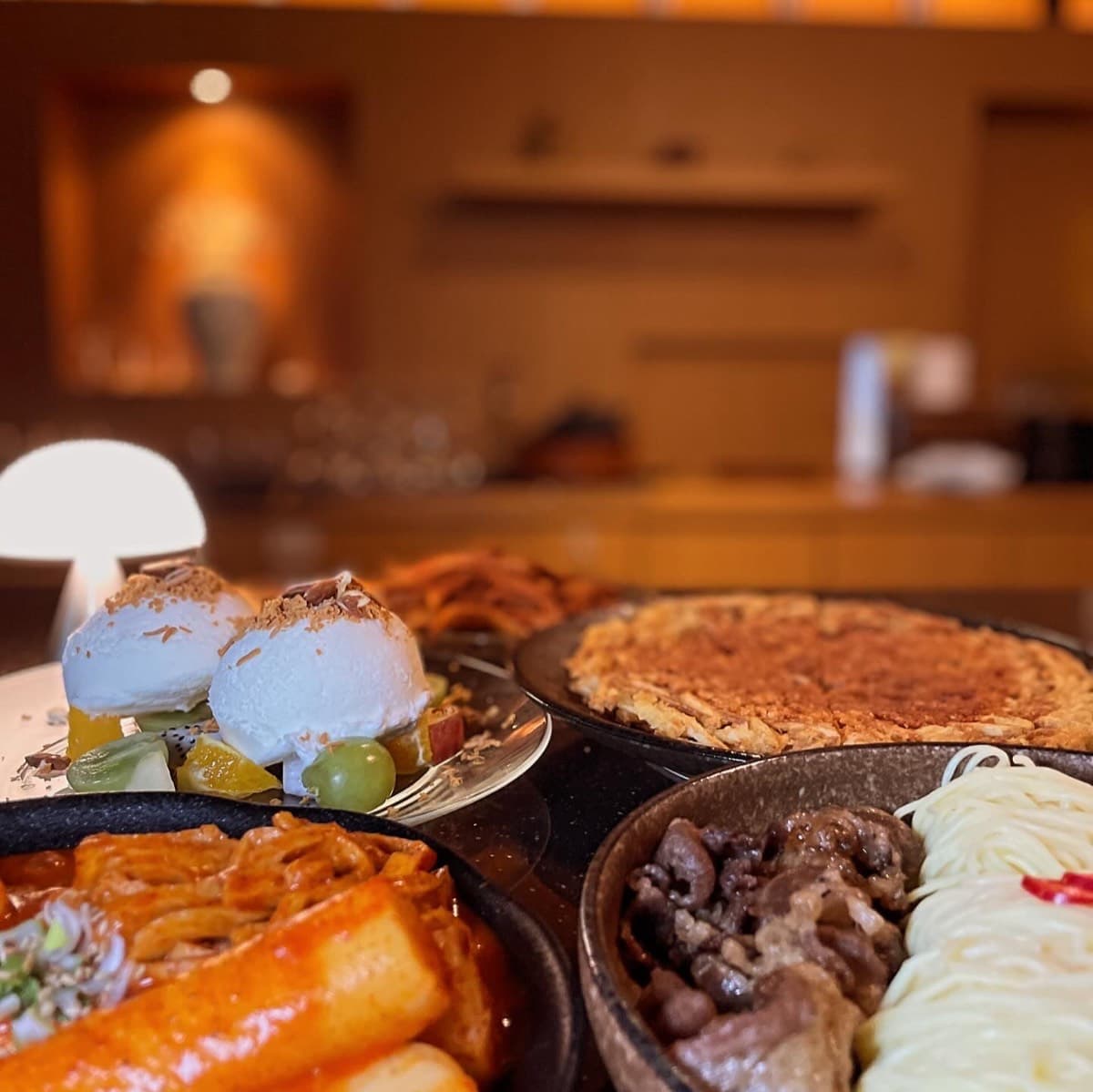 손님 오시기 전, 가장 조용할 때